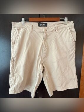 DU/ER performance chino shorts biege size 36 for men